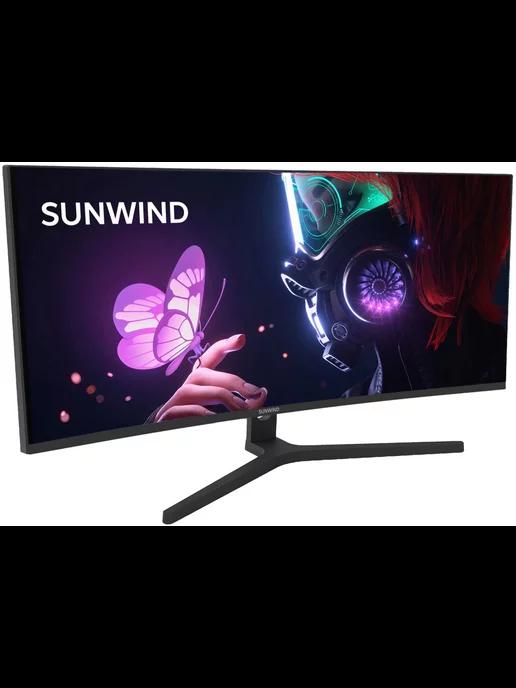 SUNWIND | Монитор SM-34QV401, 165Гц, черный