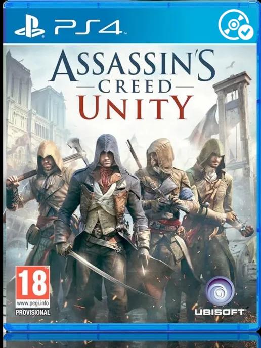 Assassin's Creed Unity Диск PS4 PS5 Русская озвучка