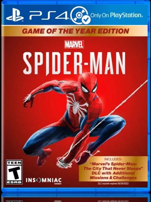 Spider-Man Game of the Year Edition для PS4 PS5 рус озвучка