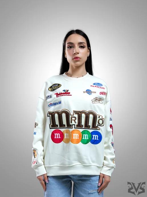 Лонгслив M&M’S кофта оверсайз