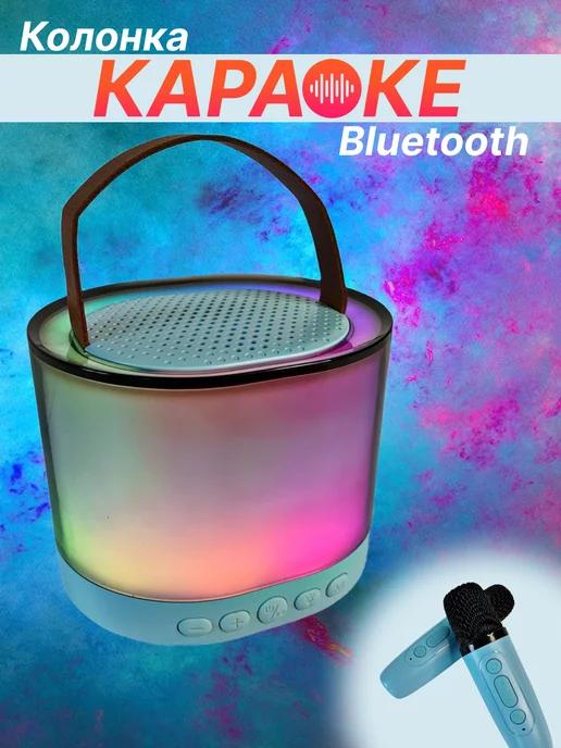 KsyRoom | Караоке колонка с двумя микрофонами Bluetooth