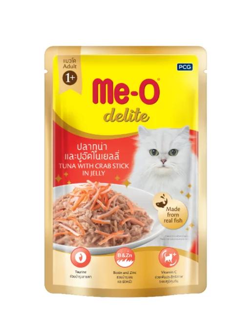 ME-O | Delite тунец и крабовые палочки, 12х70гр