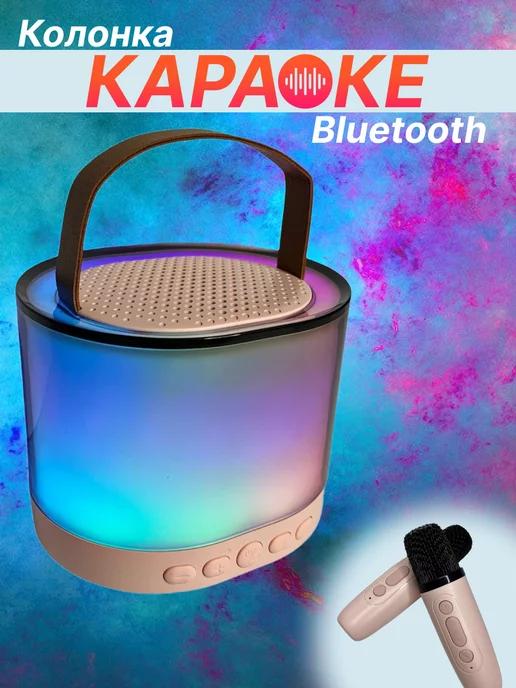 KsyRoom | Караоке колонка с двумя микрофонами Bluetooth