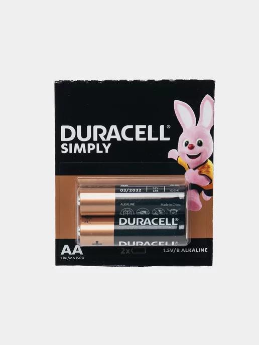 Duracell | Батарейки пальчиковые AA LR6 алкалиновые