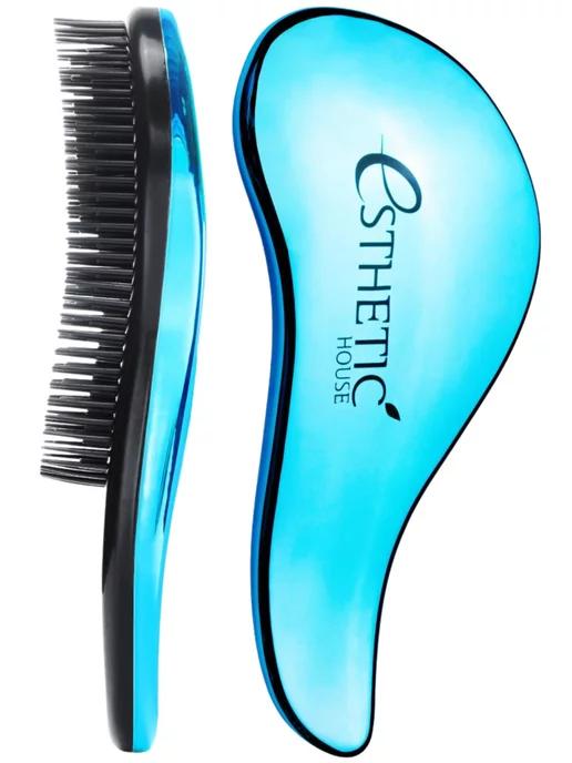 Расческа для волос Hair Brush For Easy Comb Azure, лазурная