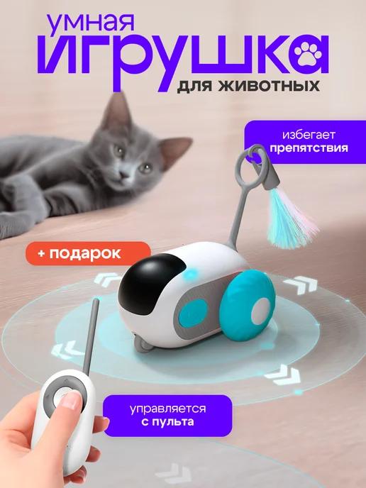 Paws & Purrs | Автоматическая умная игрушка для кошек дразнилка