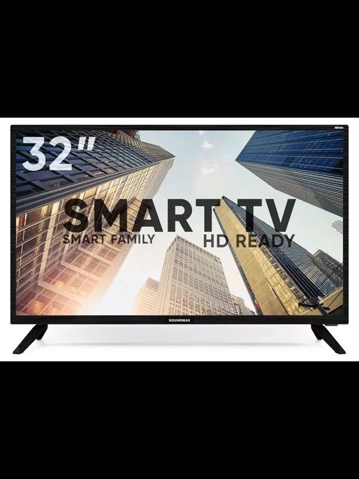 Телевизор SM-LED32M07S, HD Ready, SMART TV