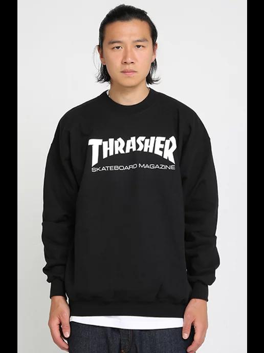 Свитшот оверсайз толстовка THRASHER принтом