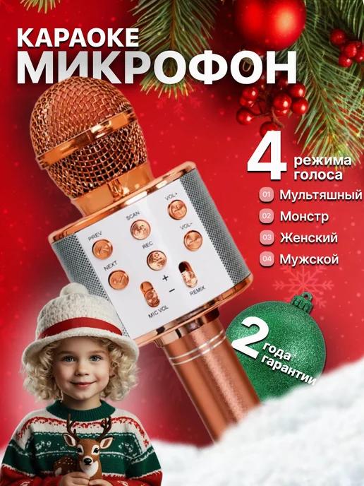 Микрофон детский караоке беспроводной