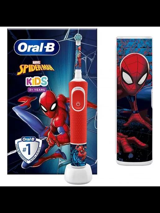 Электрическая зубная щетка Oral-B Vitality Kids Spiderman