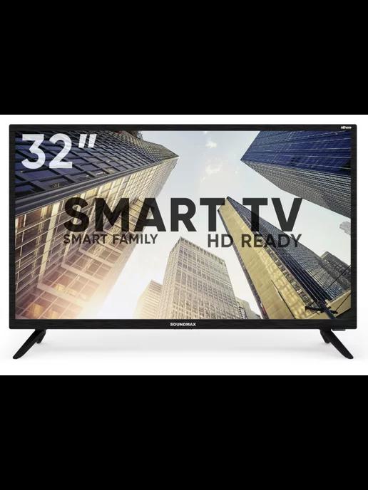 Телевизор SM-LED32M09S, HD Ready, SMART TV