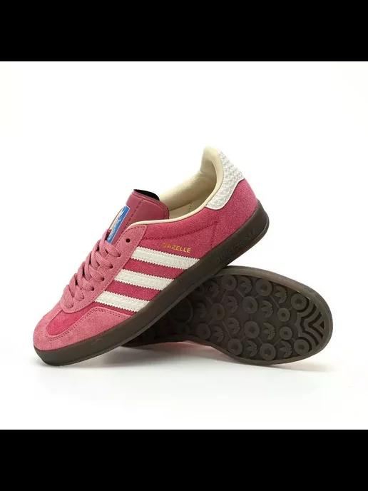 Кроссовки Originals Gazelle Pink летние кеды дышащие