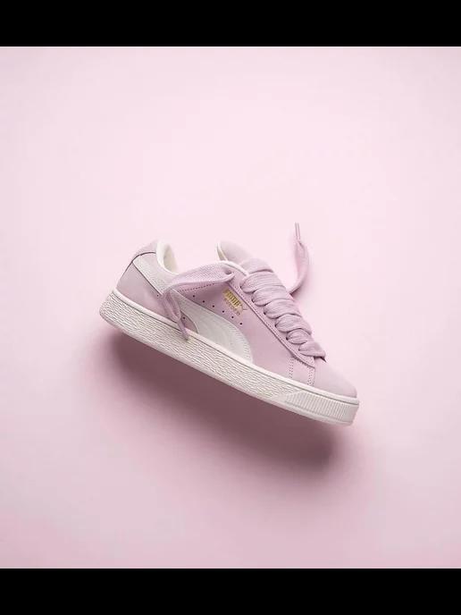 Кроссовки Puma suede xl Дутые Pink