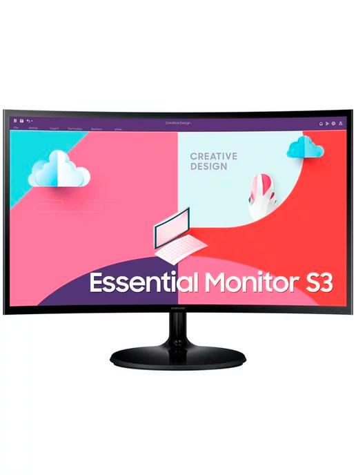 Монитор изогнутый LS24C360EAIXCI, FHD, 75 Гц, VA, FreeSync