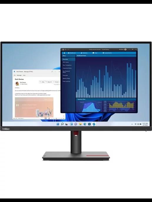 Монитор 27" ThinkVision T27p-30 черный