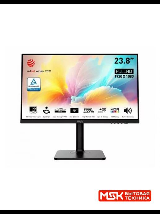 23.8" Монитор Modern MD2412P, IPS, 1920x1080, 100Hz, черный