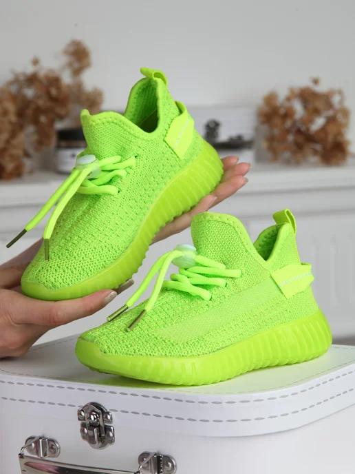 Кроссовки детские текстильные yeezy boost