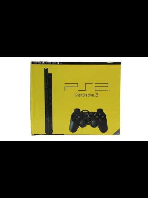 Игровая приставка PlayStation 2 Slim (SCPH 77008) Black