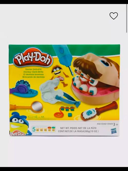 Набор для лепки Play-doh Стоматолог,подарок