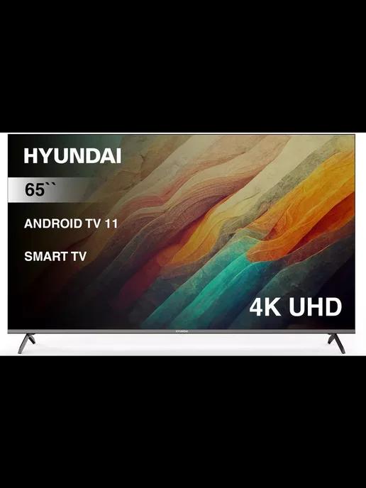 Hyundai | ТВ H-LED65BU7006 черный Android TV 11