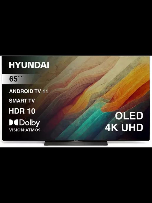 ТВ H-LED65OBU7700 черный Android TV 10