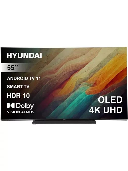 ТВ OLED 55" H-LED55OBU7700 Smart Android TV, черный