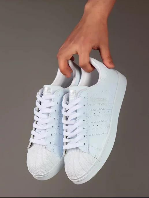 Кроссовки Adidas Superstar белые кеды