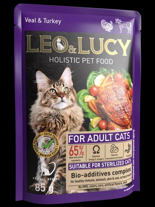 Влажный корм для кошек в соусе Holistic Pet Food 85 г