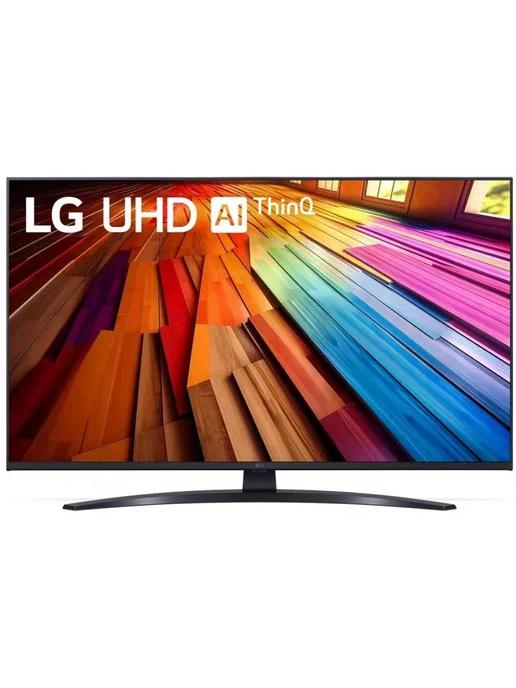 Телевизор LED 43" 43UT81006LA.ARUB Smart черный