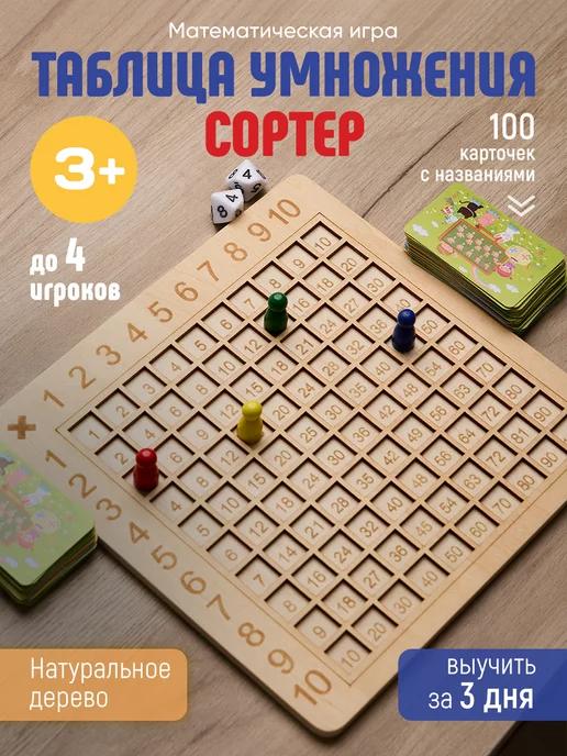 Таблица умножения игра логическая для детей