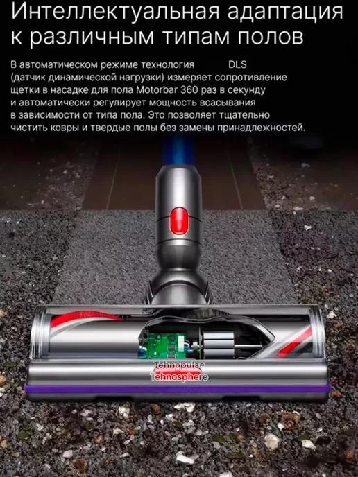 Вертикальный беспроводной пылесос Dyson v15 gm