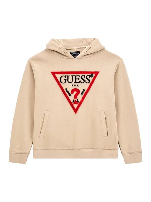 GUESS | Худи из хлопка с принтом детское