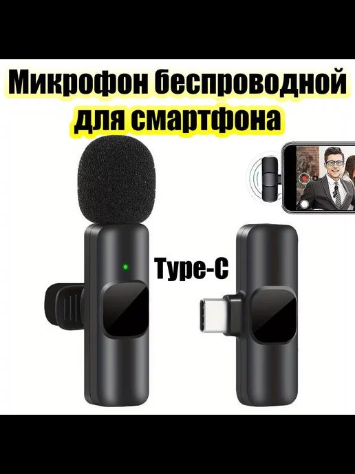 Микрофон беспроводной для смартфона Type-C OT-SML02