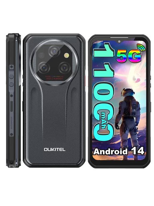 OUKITEL | Смартфон WP39 24ГБ(6ГБ+18ГБ)+256ГБ 5G,Черный