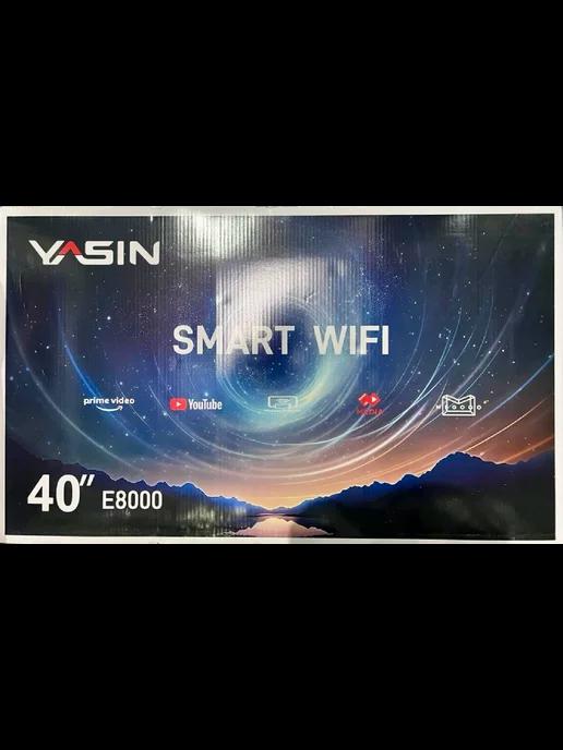 Телевизор Yasin 40" E8000 Ютуб, Miracast