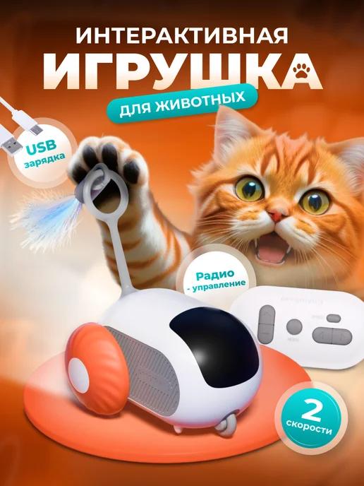 Интерактивная игрушка дразнилка для кошек