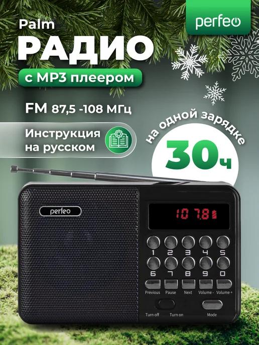 Радиоприемник цифровой PALM FM+ MP3