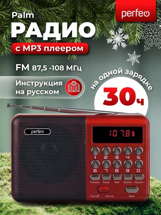 Радиоприемник цифровой PALM FM+ MP3