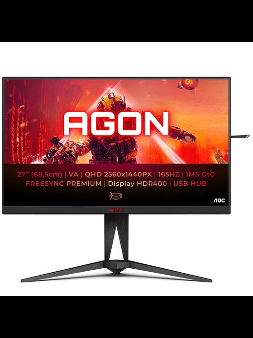 27" Монитор AG275QXN, VA, 2560x1440, 165Гц