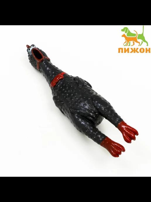 Игрушка пищащая Кричащая курица 16,5 см