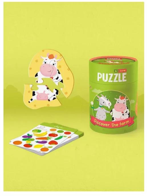 MON_Puzzle | Игровой набор для детей Ферма, Животные