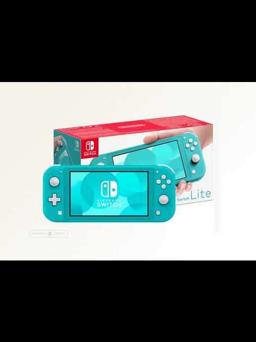 Игровая приставка Switch Lite 32 ГБ, без игр, бирюзовый