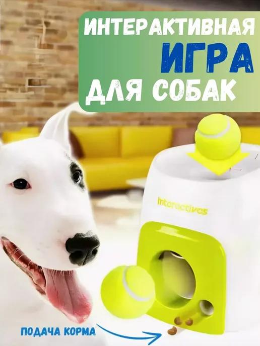 Интерактивная игрушка для собак, автоматическая катапульта