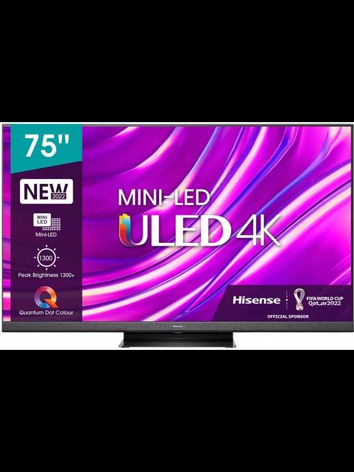 HISENSE | Телевизор QLED 75" Smart 4K Ultra HD