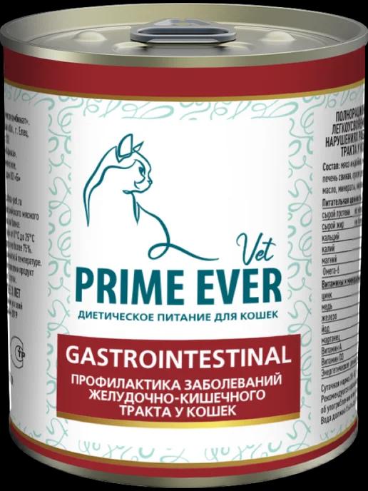 Prime Ever | Влажный диетический корм для кошек Gastrointestinal, 340 г