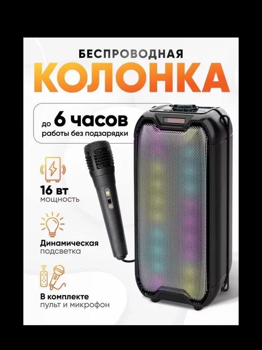 Беспроводная колонка с микрофоном