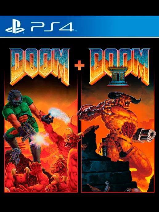 Игра DOOM + DOOM II для Sony Playstation PS4 PS5