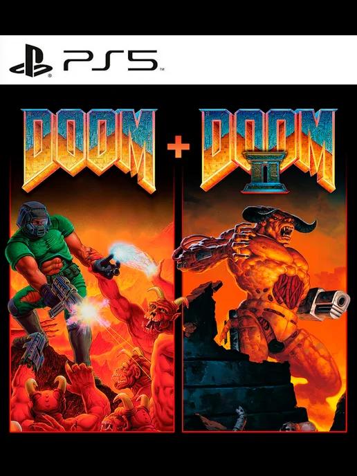 Игра DOOM + DOOM II для Sony Playstation PS4 PS5