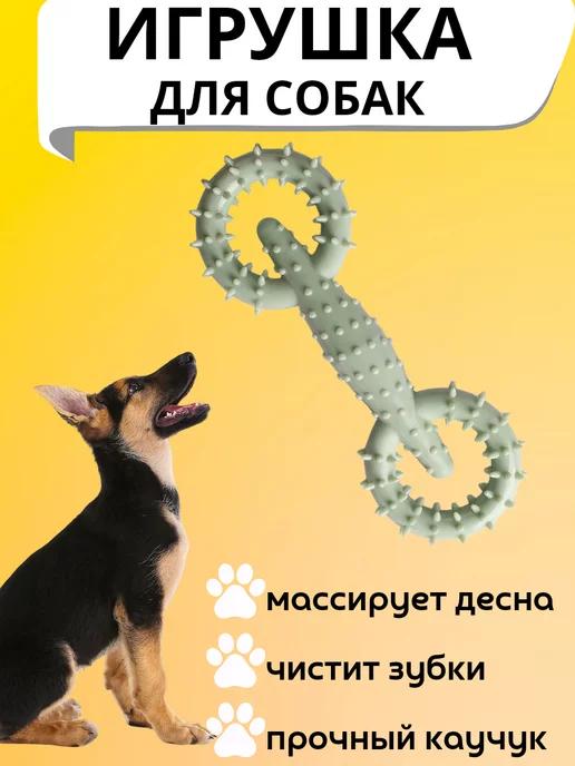 Игрушка для собак кость с шипами