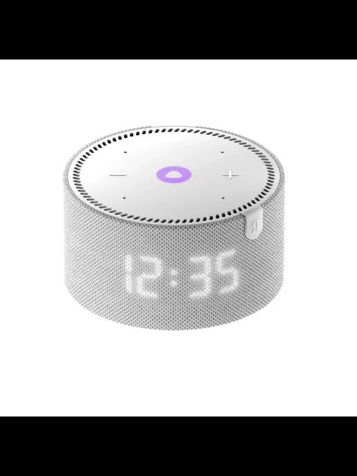 Яндекс | Умная колонка Станция Мини с часами, cерый опал